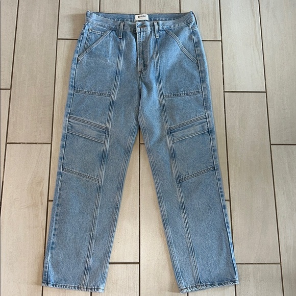 Agolde Cooper Cargo Jeans Light Wash - Picture 5 of 8